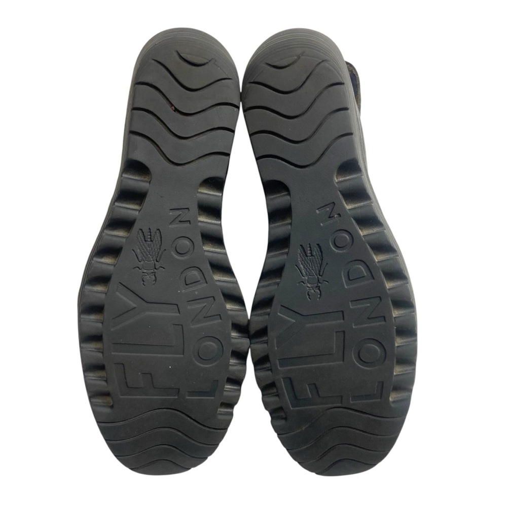 Fly London Yogo Women's Wedge Sandals - Black 9 9.5 40 - Picture 12 of 13